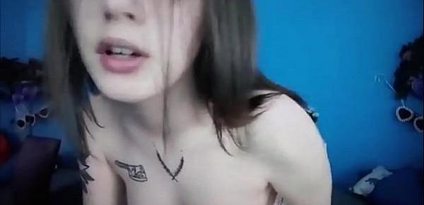  Shy Emo Teen with Tattoos Masturbates Live on Cam for Sugar Daddy - Find your own Girl at EgirlsCams.com
